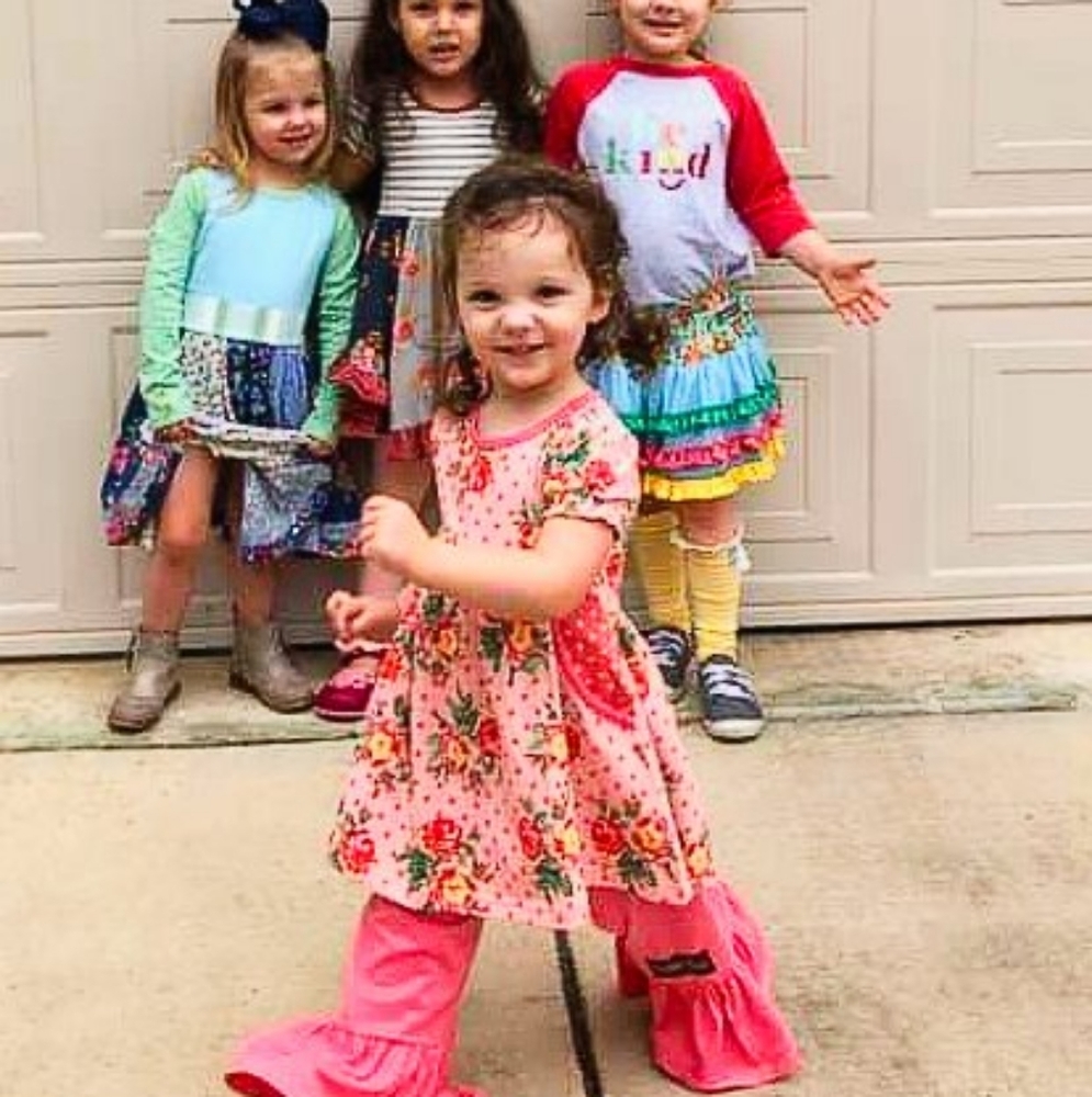 Matilda Jane size 4t flare pants and top